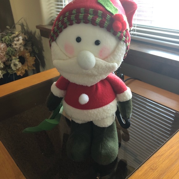 NWOT - Santa With Skis Decoration - Picture 2 of 3